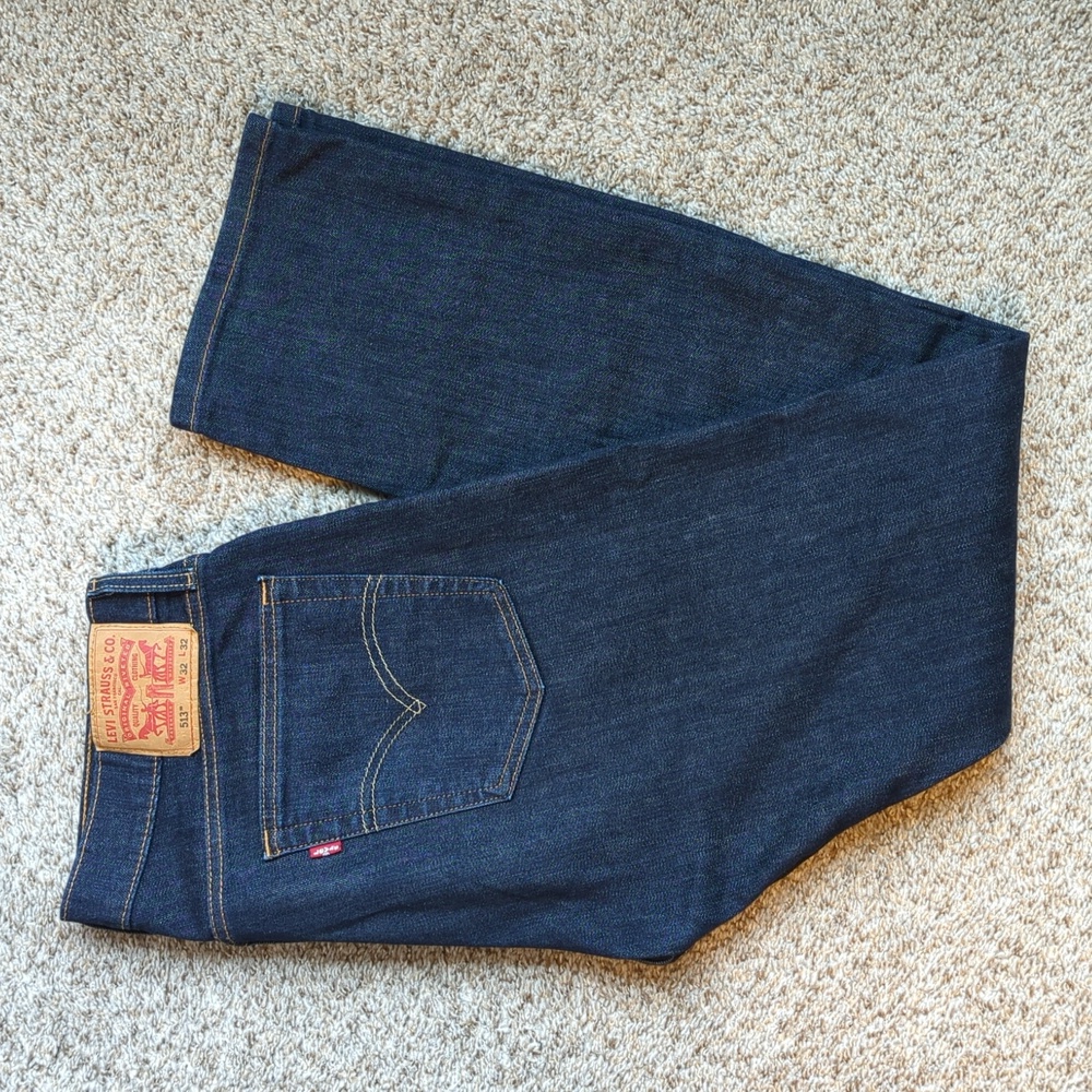 Levi's 513 32x32 Slim Straight Jeans